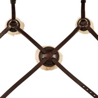 Muserola Mexicana Stübben 2300 Leitrim Ébano / ébano plateado