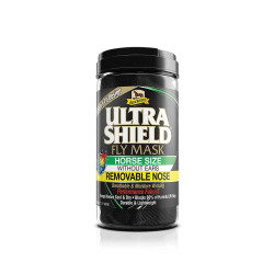 Máscara antimoscas sin orejas ni protector nasal Absorbine Ultrashield