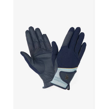 Guantes de equitación LeMieux Pro Mesh Azúl marino / aqua Guantes de equitación LeMieux Pro Mesh Azúl marino / aqua