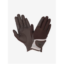 Guantes de equitación LeMieux Pro Mesh Marrón / almendra Guantes de equitación LeMieux Pro Mesh Marrón / almendra