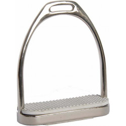 Estribos en acero inoxidable T de T Aluminio Plata