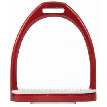 Estribos de aluminio T de T Roja Rojo