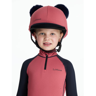 Gorro con doble pompón Mini LeMieux Arándano Rosa