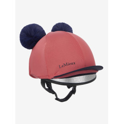 Gorro con doble pompón Mini LeMieux Arándano Rosa