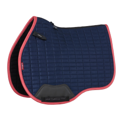 Mantilla LeMieux ProSport Suede GP Square Azul marino / arándano rojo