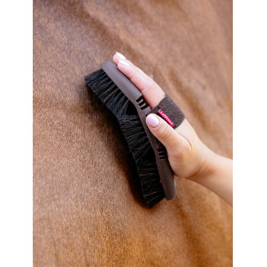 Cepillo LeMieux Flexi crin de caballo Arándano Rosa