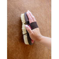 Cepillo LeMieux Flexi Scrubbing Albacoque Naranja Cepillo LeMieux Flexi Scrubbing Albacoque Naranja