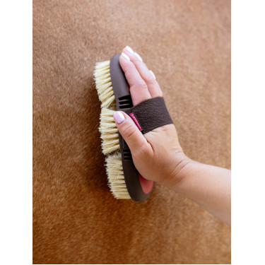 Cepillo LeMieux Flexi Scrubbing Arándano Rosa Cepillo LeMieux Flexi Scrubbing Arándano Rosa