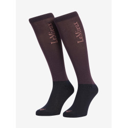 Calcetines de concurso LeMieux Sparkle Ciruela damascena