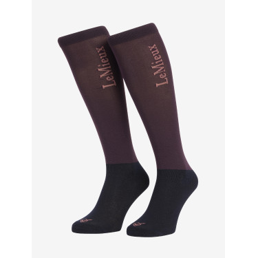 Calcetines de concurso LeMieux Sparkle Ciruela damascena