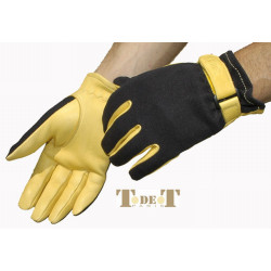 Guantes de malla y ante T de T Guantes de malla y ante T de T