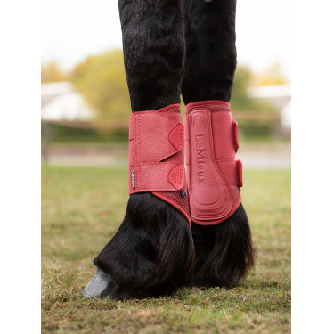 Guarniciones flexibles LeMieux mesh Arika Arándano Rosa