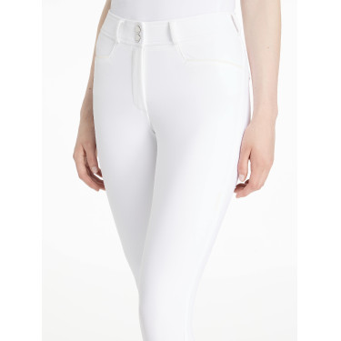 Pantalón LeMieux grip rodilla Isabelle mujer Blanco Pantalón LeMieux grip rodilla Isabelle mujer Blanco