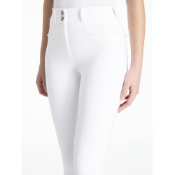 Pantalón LeMieux grip rodillas Izzy Young Rider Blanco