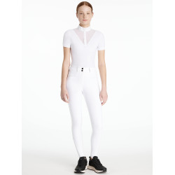 Pantalón LeMieux grip rodillas Izzy Young Rider Blanco