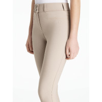 Pantalón LeMieux grip rodillas Izzy Young Rider Almendra Beige