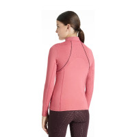 Ropa interior de malla Mia LeMieux Young Rider de manga larga Arándano Rosa