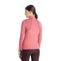 Ropa interior de malla Mia LeMieux Young Rider de manga larga Arándano Rosa