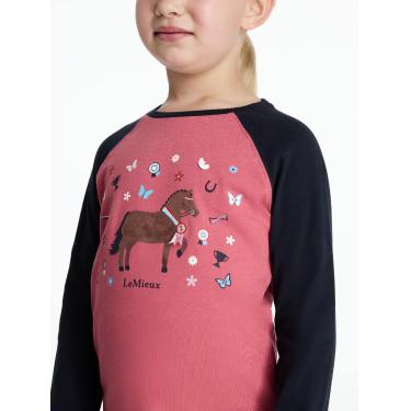 Camiseta de manga larga Mini LeMieux Jamie Arándano Camiseta de manga larga Mini LeMieux Jamie Arándano