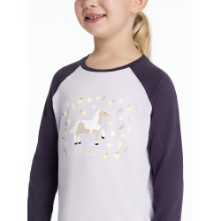 Camiseta de manga larga Mini LeMieux Jamie Lila Violeta