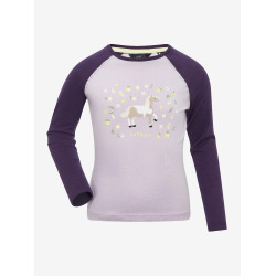 Camiseta de manga larga Mini LeMieux Jamie Lila Violeta