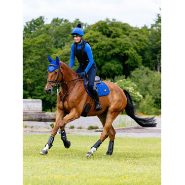 Almohadilla de montar LeMieux Loire Close Contact Square CSO Benetton azul