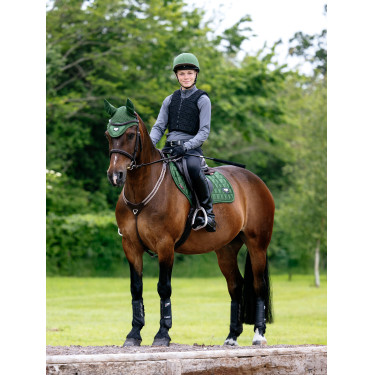 Almohadilla de montar LeMieux Loire Close Contact Square CSO Verde hunter