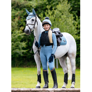 Almohadilla de montar LeMieux Loire Close Contact Square CSO Azul hielo