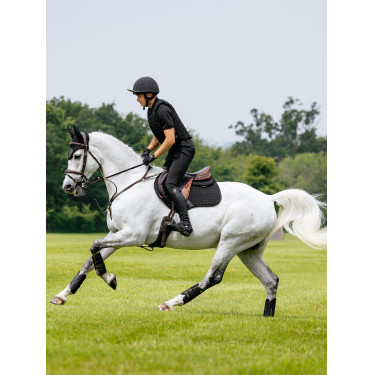 LeMieux Mantilla de competición Close Contact - Algodón Negro