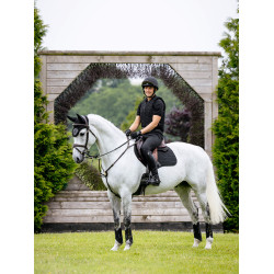 LeMieux Mantilla de competición Close Contact - Algodón Negro