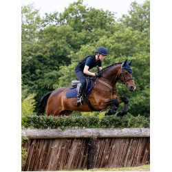 LeMieux Mantilla de competición Close Contact - Algodón Azul marino