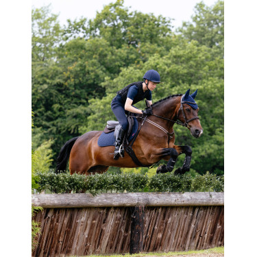 LeMieux Mantilla de competición Close Contact - Algodón Azul marino