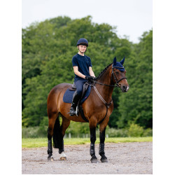 LeMieux Mantilla de competición Close Contact - Algodón Azul marino