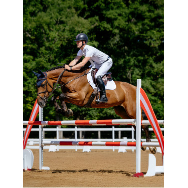 LeMieux Mantilla de competición Close Contact - Algodón Blanco