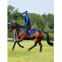 LeMieux Suede Close Contact Square Reflective Azul marino