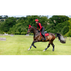 LeMieux Cuadrado de Contacto Cercano de Gamuza Reflectante Chilli Rojo