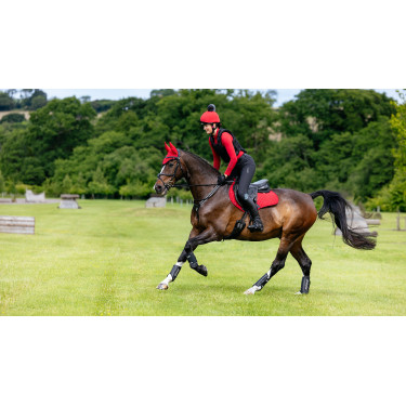 LeMieux Cuadrado de Contacto Cercano de Gamuza Reflectante Chilli Rojo