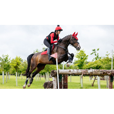 LeMieux Cuadrado de Contacto Cercano de Gamuza Reflectante Chilli Rojo