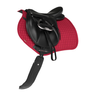 LeMieux Cuadrado de Contacto Cercano de Gamuza Reflectante Chilli Rojo