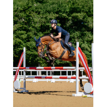 LeMieux Cuadrado de Contacto Cercano de Gamuza Reflectante Marino Azul marino
