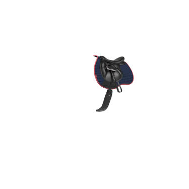 LeMieux Cuadra GP de Ante Reflectante Azul marino / arándano rojo LeMieux Cuadra GP de Ante Reflectante Azul marino / arándano rojo