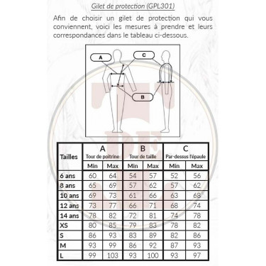 Chaleco protector level 3 T de T Chaleco protector level 3 T de T
