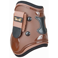 Protectores de menudillos cáscara y cuero T de T brun, contrastes noirs