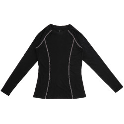 Camiseta Stella Equithème Negro / gris / azul Camiseta Stella Equithème Negro / gris / azul