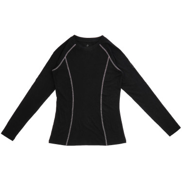 Camiseta Stella Equithème Negro / gris / azul Camiseta Stella Equithème Negro / gris / azul