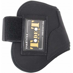 Protectores de menudillos integrales termoformados T de T Negro