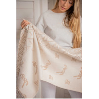 Bufanda PENELOPE - Lana Beige / crudo