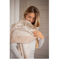 Bufanda PENELOPE - Lana Beige / crudo