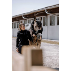 Sudadera Je t'aime EQUITHÈME - Coline Negro
