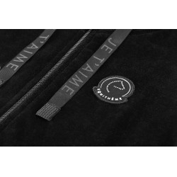 Sudadera Je t'aime EQUITHÈME - Coline Negro